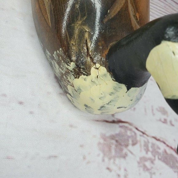 Gorgeous Wooden Duck Decoy 7" Colorful Hand Painted Shelf Sitter Home Décor - Picture 4 of 10